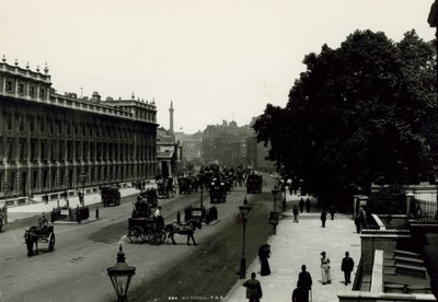 Allgemeine Ansicht von Whitehall von English Photographer